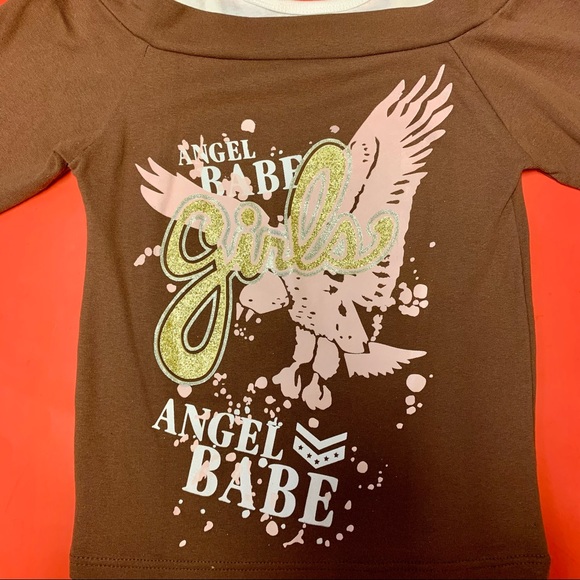 EUC Miss Juliet Angel Babe Girls Y2K Layered Top - Picture 2 of 9